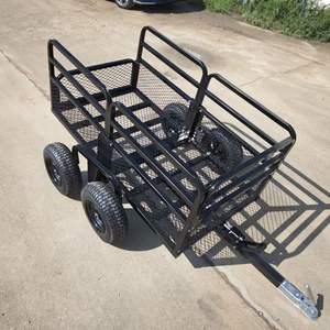 Электрический прицеп-тележка для рыбалки, рынка и перевозки продуктов с задним креплением - Product Image 2