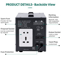 Regulador de Voltaje Automático Inteligente para el Hogar, 1KVA 2KVA, Monofásico, para Refrigerador, Precio al por Mayor