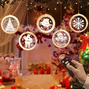 Nuevas Ideas de productos 2023 Suministros de decoración navideña Luces navideñas Árbol de Navidad Candelabro moderno Luces colgantes Adornos