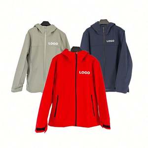 Nouvelle Veste Légère Imperméable et Coupe-Vent pour Homme Grande Taille, Style Urbain, avec Capuche et Fermeture Éclair, pour Activités de Plein Air - Product Image 1