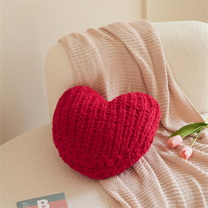<span class=keywords><strong>Coussin</strong></span> en peluche <span class=keywords><strong>multicolore</strong></span> doux et mignon en forme de cœur pour la maison, le canapé, cadeau de Saint-Valentin, STN - Product Image 5