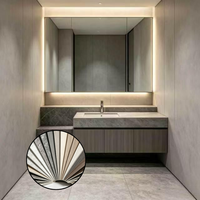 Panneaux muraux SPC de 2 mm de haute qualité, prix d'usine, écologiques, imperméables, pour salle de bain, panneau décoratif intérieur pour douche d'hôtel