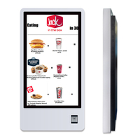 Terminal Android 43 pouces pour la commande de nourriture en libre-service, borne de paiement McDonald's, écran tactile interactif pour restaurant KFC