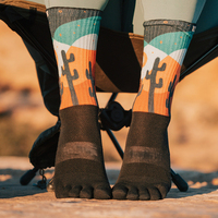 Chaussettes de sport à compression pour hommes avec logo personnalisé, différents motifs, Coolmax, chaussettes de course à pied