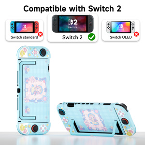 เคสป้องกันรอยขีดข่วน BJBT Lolita Cat Series แบบสัมผัสนุ่มน้ำหนักเบาสำหรับ Nintendo Switch 2 และ Switch OLED - Product Image 3