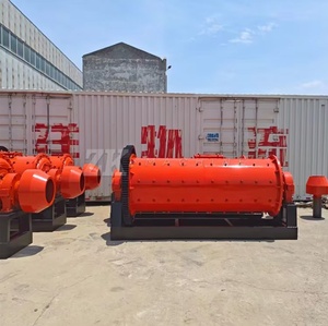 Broyeur à boulets mobile horizontal à grands rouleaux pour acier, galets, billes d'acier, talc, avec réservoir diesel et engrenages, pour ciment - Product Image 5
