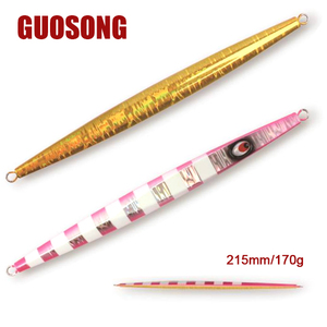 Leurre de pêche en métal universel Bionic Bait 215 mm/170 g, jigging pour truites arc-en-ciel, pêche en <span class=keywords><strong>lac</strong></span>, conçu pour les gros poissons, jigging lent et rapide - Product Image 1