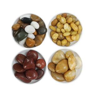 Décoration de paysage allée galets pierre de rivière vente en gros personnalisé <span class=keywords><strong>pas</strong></span> <span class=keywords><strong>cher</strong></span> différentes tailles naturel pluie fleur galets galets - Product Image 2