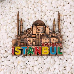 Tourisme créatif 3D Vintage New York <span class=keywords><strong>Venise</strong></span> City Architecture Aimant de réfrigérateur Nouvel alliage Souvenir avec style résine magnétique - Product Image 3