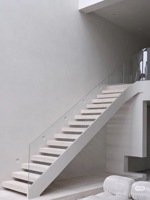 Carreaux de pierre flexibles en argile modifiée durable et durable en travertin pour murs et plafonds-Blanc romain
