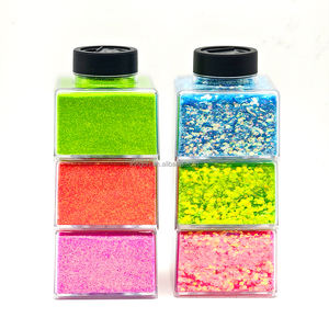 Purpurina Fina Brillante a Granel, Más de 10000 Colores, Purpurina Gruesa, Botella Mezcladora de Material <span class=keywords><strong>PET</strong></span> de 2 oz para Ojos, Rostro, Uñas y Manualidades - Product Image 5