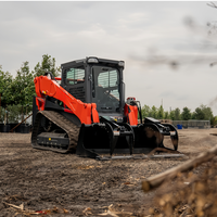 Pince à balles industrielle robuste ZB pour chargeuse compacte, attache rapide motorisée, ouverture maximale pour //John /Kubota SSQA