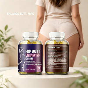 Gummies Halal certifiées GMP de notre propre marque, à haute teneur en herbes naturelles, pour le rehaussement, le repulpage et le raffermissement des fesses et des hanches, pour adultes. - Product Image 3