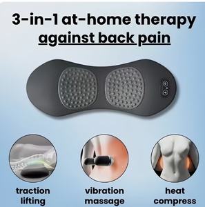 Coussin de <span class=keywords><strong>massage</strong></span> Shiatsu avec mousse à mémoire de forme pour le cou et la taille, masseur électrique cervical et dorsal alimenté par USB - Product Image 3