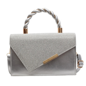 New Fashionable and Versatile Women's Crossbody <strong>Bag</strong>, <strong>Sparkling</strong> PU Leather Cheap Handbag Shoulder <strong>Bag</strong> - Product Image 6