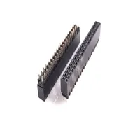Connecteur femelle double rangée 2x20 positions, 20 broches, pas de 2,54 mm (0,10 po), pour carte PCB, traversant, à montage en bande droite, PC104, hauteur d'entre-emboutissage 11,0 mm, IPC