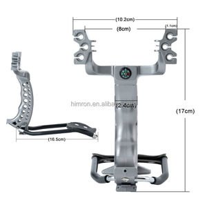 Hochwertige <span class=keywords><strong>Big</strong></span> Power Sling shot Outdoor Jagd Faltbare Schleuder mit Handgelenks tütze Gummiband Sling Shot Katapult - Product Image 3