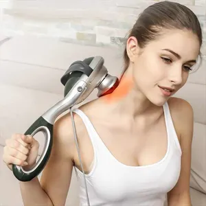 Taşınabilir el elektrikli ısıtma kızılötesi vücut titreşimli masaj çekiç