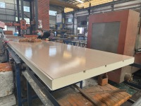 Panel Dinding PU PUR Terisolasi, Panel Sandwich Harga Panel Sandwich PU PUR untuk Konstruksi Bangunan Gudang