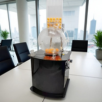 Souffleur de loterie à 100 balles à mélange d'air haute vitesse, machine de bingo à contrôle électronique pour clubs de jeux, soirées Kino et jeux de société