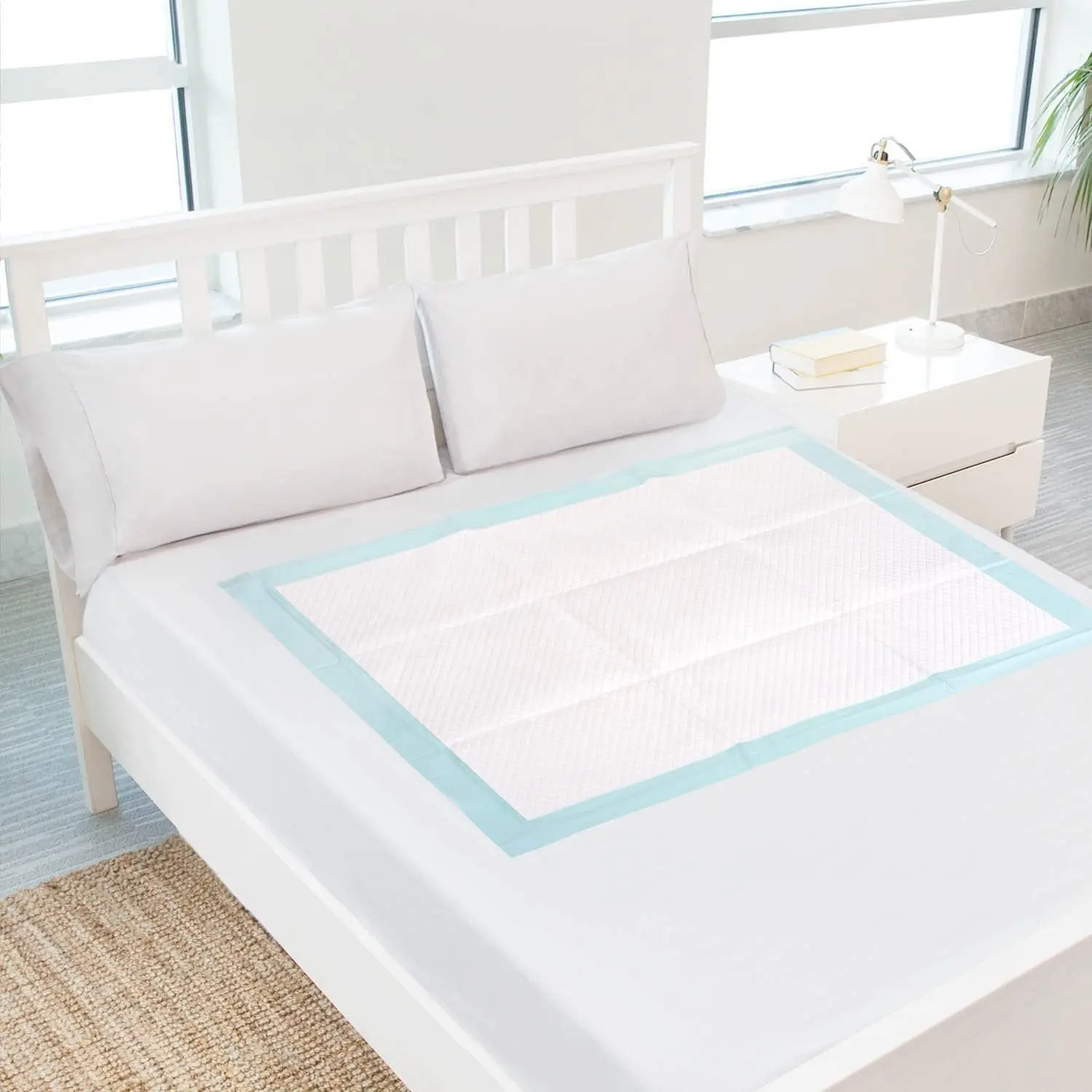 Almohadillas desechables ultra absorbentes de alta calidad para cama de incontinencia para adultos