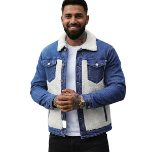 Hot Rate Custom Made Handcrafted <b>Denim</b> Jacket Premium Quality 100% Cotton Best <b>Material</b> for Winter Create Your Own Design - Product Image 1