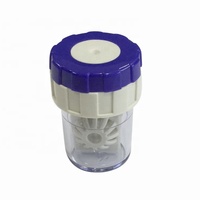 Meilleures ventes, étui pour lentilles de contact en PP coloré, vente en gros d'accessoires pour les soins des yeux, étui pour lentilles de contact