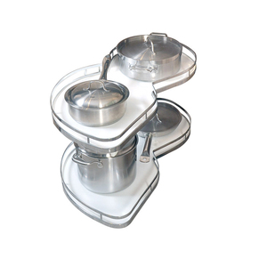 Swing Tray Pull Out <b>Kitchen</b> <b>Storage</b> Organizer Blind Corner Left Open Magic Corner Space-Saving Swing Trays - Product Image 4