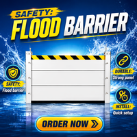 Puertas Comerciales de Barrera Contra Inundaciones de Alta Resistencia Anodizadas con Certificación CE, Tamaño Personalizado OEM ODM, Directo de Fábrica, para el Hogar