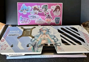 Tarjeta Gráfica Yeston Radeon 9070 16G GDDR6 Atlantis OC, Nueva GPU de Escritorio para Videojuegos con Refrigeración por Ventilador y Personajes de Anime 9070 - Product Image 2