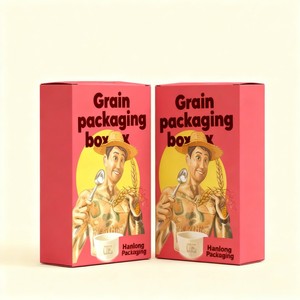 Giá Rẻ Giá Tái Sử Dụng Bán Buôn Các Tông Giấy Bao Bì Thực Phẩm Hộp Tùy Chỉnh In Cấp Thực Phẩm Giấy Bao Bì Hộp Cho Ngũ Cốc - Product Image 2