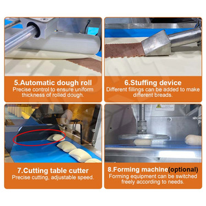 MY Ligne de production de pain entièrement automatique Machine de fabrication de <span class=keywords><strong>hot</strong></span>-dogs français Machine de cuisson de pain sandwich - Product Image 5