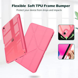 Funda Protectora para iPad 10/11/A16, TPU, Sensación de Cuero PU, Color Puro, Anti-Caídas, para iPad 10.ª/11.ª Generación 2025 - Product Image 6