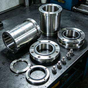 Componentes de Fresado de Aleaciones de Acero No Mecanizados por CNC de Precisión Personalizada, Carcasa del Núcleo del Motor, Servicios de Mecanizado Industrial - Product Image 1