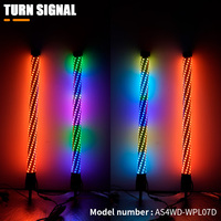 Lampe LED RGB à commande par application, clignotant, feu de recul, 35W-55W, IP67, pour Sand Rail, Buggy, RZR, UTV, ATV
