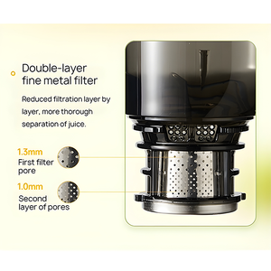 เครื่องสกัดน้ำผลไม้ระบบส้มแบบ SJ-061เครื่องสกัดน้ำผลไม้แบบช้าขนาดใหญ่มอเตอร์ไฟฟ้ากระแสตรงสำหรับใช้ในครัวเรือน - Product Image 5