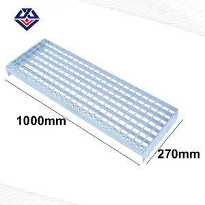 Wholesale Price Metal Building Materials Municipal Drainage Channel Cover Plug In Steel Grating