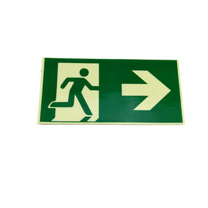 لافتات السلامة من الحرائق ذاتية اللصق مضيئة تدوم من 3 إلى 12 ساعة، مصنوعة من مادة PVC/أكريليك معتمدة وفقًا لمعيار DIN67510 - Product Image 4