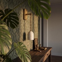 Italienische Minimalistische Alabaster-Wandleuchte 3000K CRI 90 5-Jahres-Garantie Großhandelspreis ab Werk für Wohnzimmer Schlafzimmer Flur