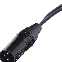 Câble audio XLR mâle vers double XLR femelle, répartiteur 1 entrée 2 sorties, en PVC, conducteurs en cuivre sans oxygène XC1029JSH, pour mélangeurs et microphones, 3 mètres