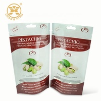 Sachet d'emballage en plastique pour pistaches, noix de cajou et fruits secs, pochette refermable à fermeture éclair, qualité alimentaire, emballage plastique pour pistaches