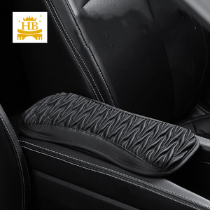 Phụ kiện xe hơi mới phổ quát Xe tay vịn Mat bền da mềm mại thoải mái xe cánh tay phần còn lại Bìa - Product Image 2