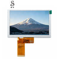 Écran LCD TFT IPS SH 5,1 pouces, résolution 1024x600, interface RVB, luminosité 1000 nits, circuit intégré de pilote JD9165BA, montage sur panneau