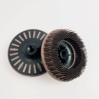 Disque abrasif en alumine céramique haute dureté de 4,5 pouces de diamètre, à poils de 3/4, 12000 tr/min, pour l'élimination des revêtements grossiers sur grandes surfaces
