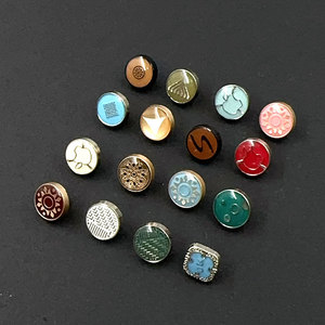 OEM Decorative Accessories Clothing <strong>Snap</strong> <strong>Button</strong> <strong>Supplier</strong> Zinc Alloy Press <strong>Button</strong> With Custom Design Logo - Product Image 2