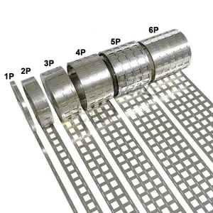 18650 21700 26650 32650 32700 bateria soldagem a ponto tira de aço niquelado 1p 2p 3p 4p