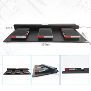 Switch 110v XURUI 10A 110V 3dpt Usb 3 Foot Switch Pedal Control