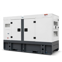 Dreiphasiger Geräuscharmer Regenfester Überdachter Dieselgenerator mit Autostart 63kVA 50kW 60Hz Spannungsüberlastschutz für Baustellen
