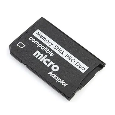 Nhà máy bán buôn Adapter cho Micro SD SDHC TF để MS để Memory Stick Pro Duo cho PSP máy ảnh MS Đầu đọc thẻ tốc độ cao chuyển đổi