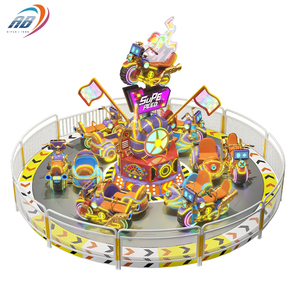 Nouvelles attractions de parc d'attractions au design innovant, fabricant de manèges familiaux, jeux de motos Whirlwind à vendre - Product Image 4